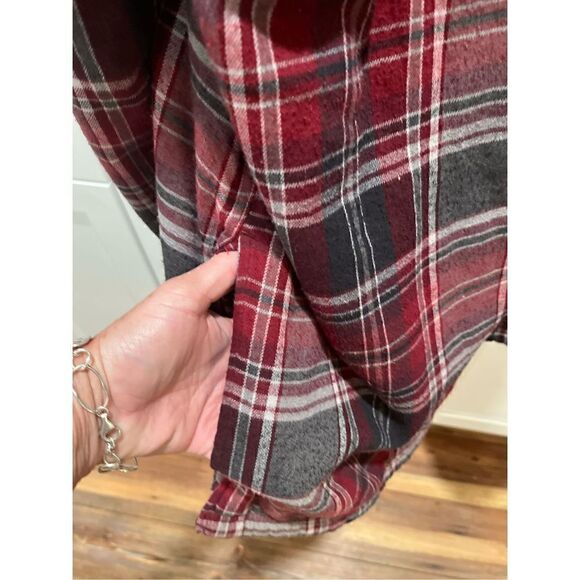 St John’s Bay Men’s Button Down Flannel Plaid Shacket Sz 2XL Outdoors Jacket Shi - Picture 5 of 10